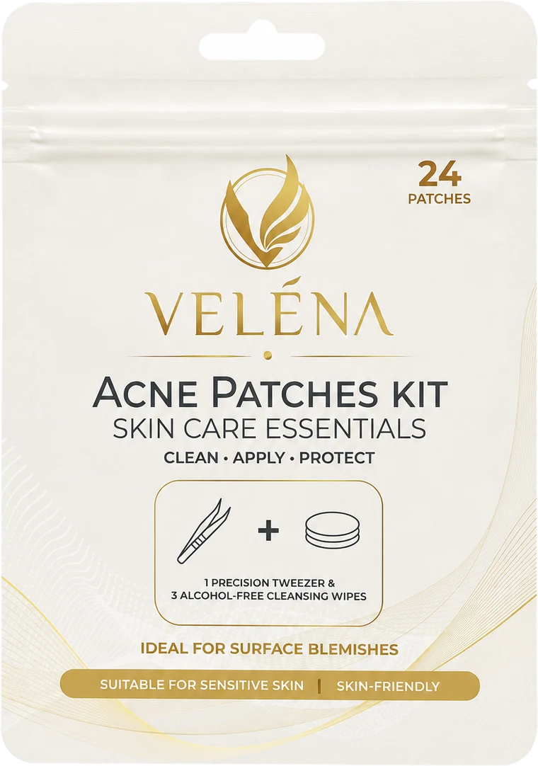 VELÉNA Acne Patches Kit, 24-patch resealable pouch